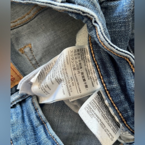 Levis 721 Classic Blue hight rise skinny Women's Jeans size 29 - Picture 6 of 6